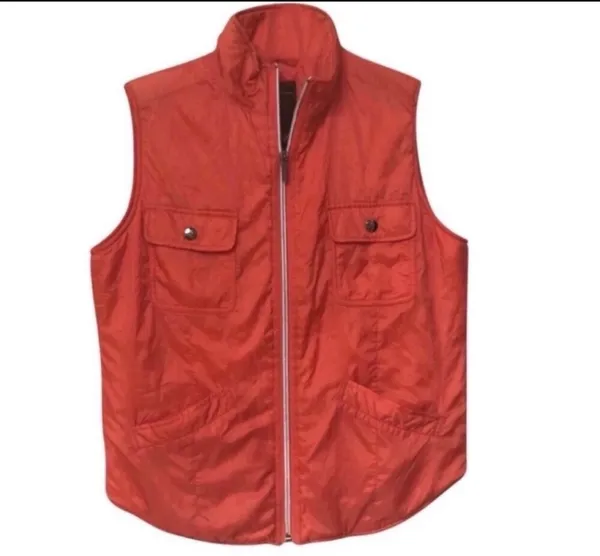 Tommy Bahama Ladies Golf Athletic Vest Orange S 6 Running Jacket Packable Light - Image 2