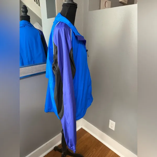 VTG Pearl Izumi cycling or running windbreaker full zip jacket large. - Image 5