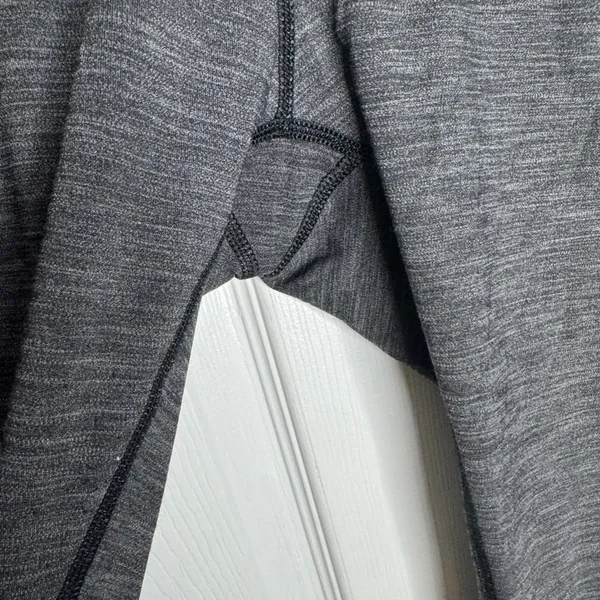 LULULEMON Wunder Under‎ Heathered Gray Full Length Leggings size 6 EUC - Image 6