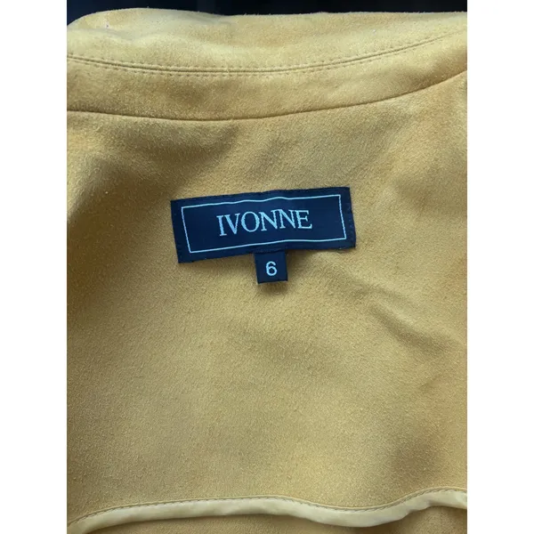 Ivonne Faux Suede Moto Biker‎ Jacket 6 maximalist layered boho grunge rocker - Image 9