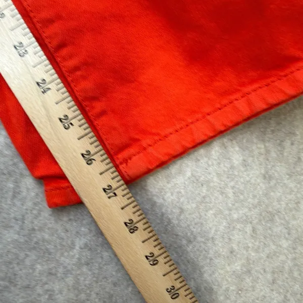 BDG Womens 27 Orange High & Wide Boho Streetwear Wide Leg Cropped Culotte Jeans - Image 8