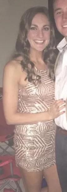 Gold Semi/Formal Dress - Image 3