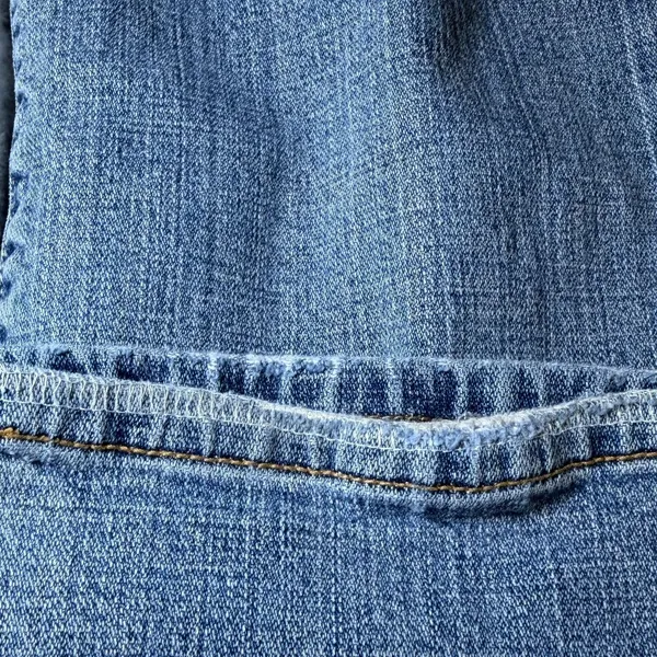 Levis 505 Womens Size 14M Jeans Straight Leg Stretch Blue Denim Everyday Casual - Image 14