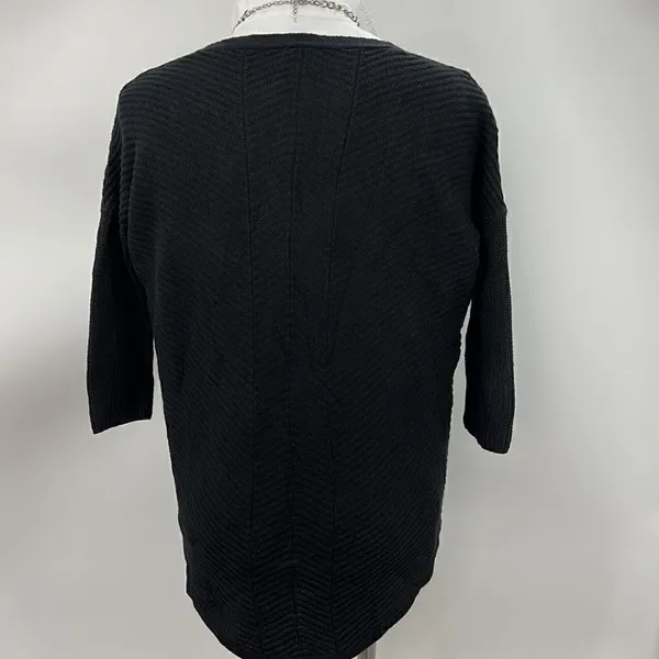 Express black XS hi lo V neckline sweater - Image 5