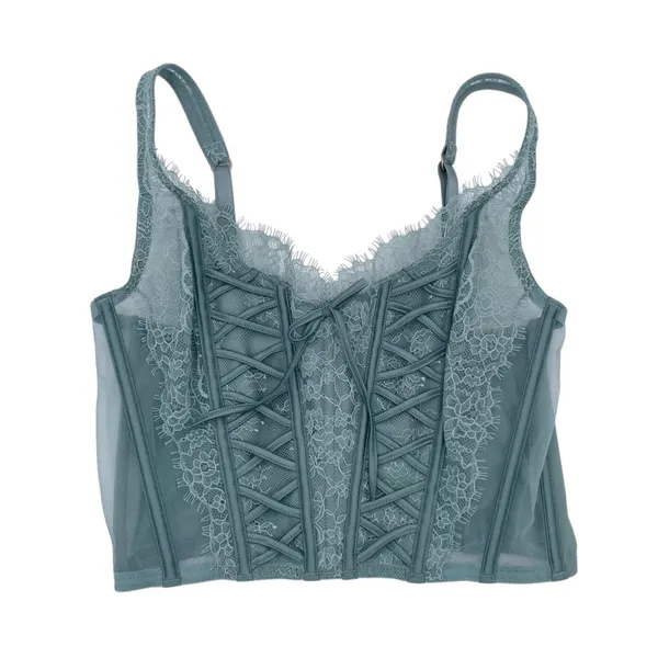 Victoria's Secret Dream Angels Unlined Lace Up Corset Size Small DD Fairycore - Image 3