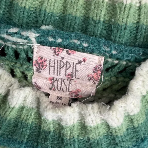 Hippie Rose Green Sweater - Image 5