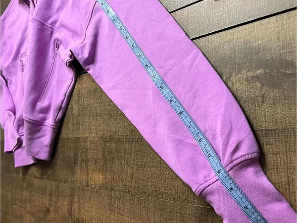 Old Navy Active Women's Medium Purple Quarter Zip Crop Sweatshirt Zipper Pockets - Image 9