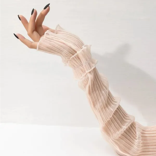 Fantasy Fingerless Gloves Arm Sleeves New - Image 8
