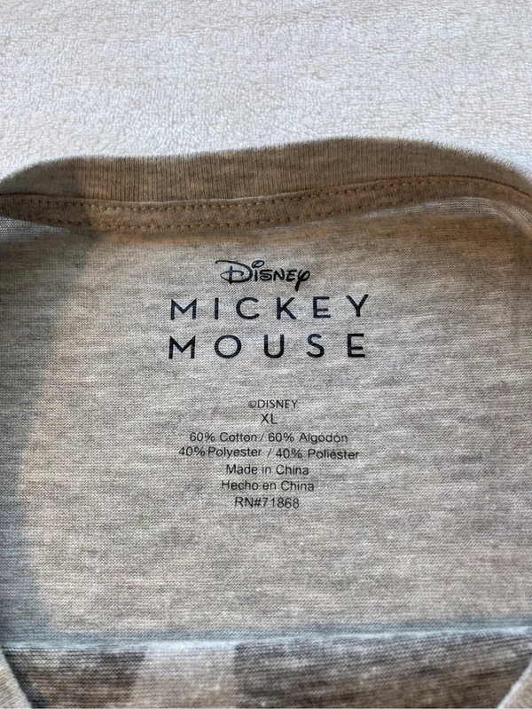 Disney Halloween Mickey Mouse Shadow Graphic Tee – Size L/XL - Image 4
