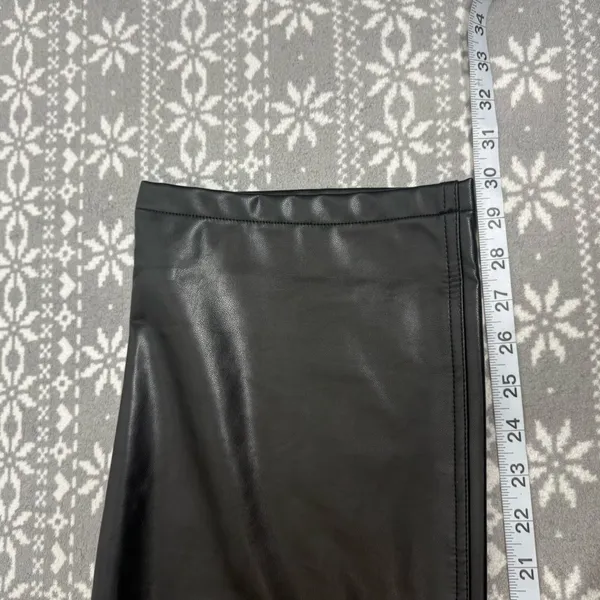 NEW Abercrombie & Fitch Curve Love 90's Straight Ultra High Rise Black 24 Plus - Image 11