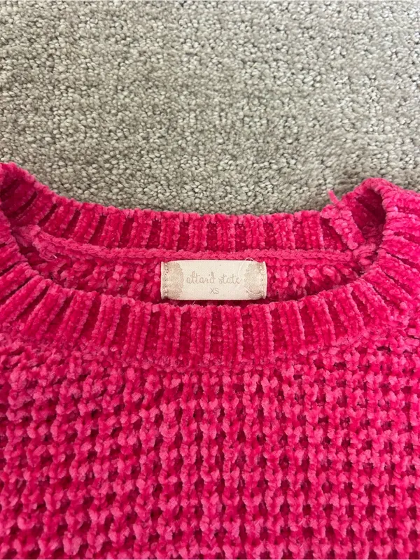 Altard State Women's Hot Pink Chunky Knit Sweater size XS! - Image 2