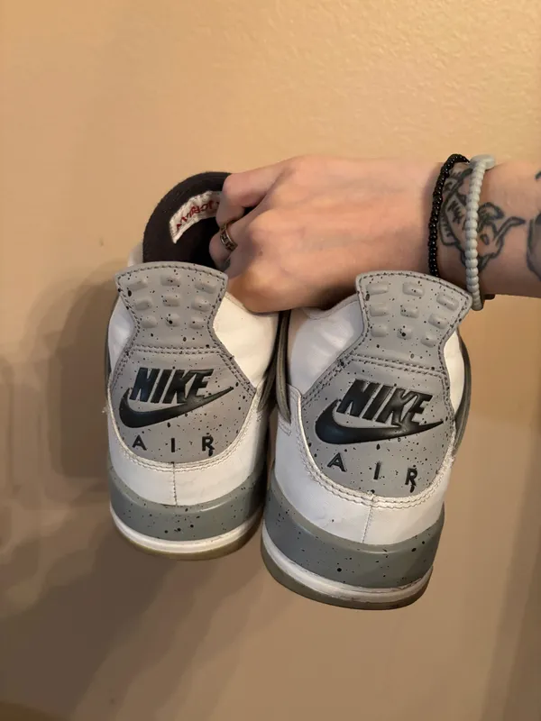 Air Jordan 4 Retro OG BG 'White Cement' 2016 - Image 4
