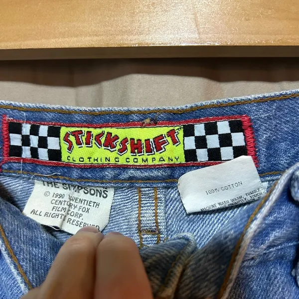 Vintage stickshift jeans Blue Size 26 - Image 2