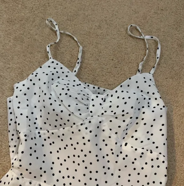 SheIn Polka Dot Romper - Image 3