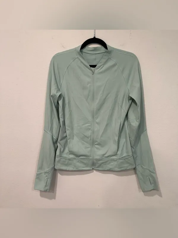 Lululemon Nulux UVP Run Jacket in Delicate Mint 8 - Image 3