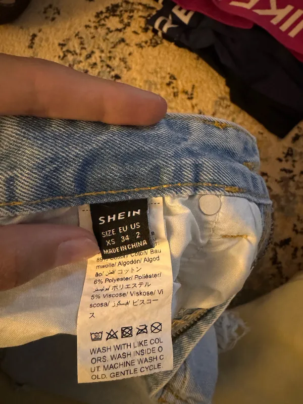 Jean Shorts Blue Size XS - Image 2