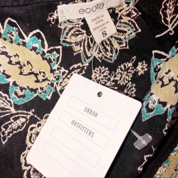 Urban outfitters Ecote small black motif dress - Image 8
