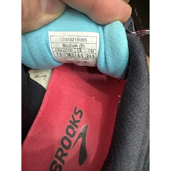 Brooks Caldera Women’s 7.5 Trail Running Shoes Black Pink Aqua 1202321B065 - Image 10