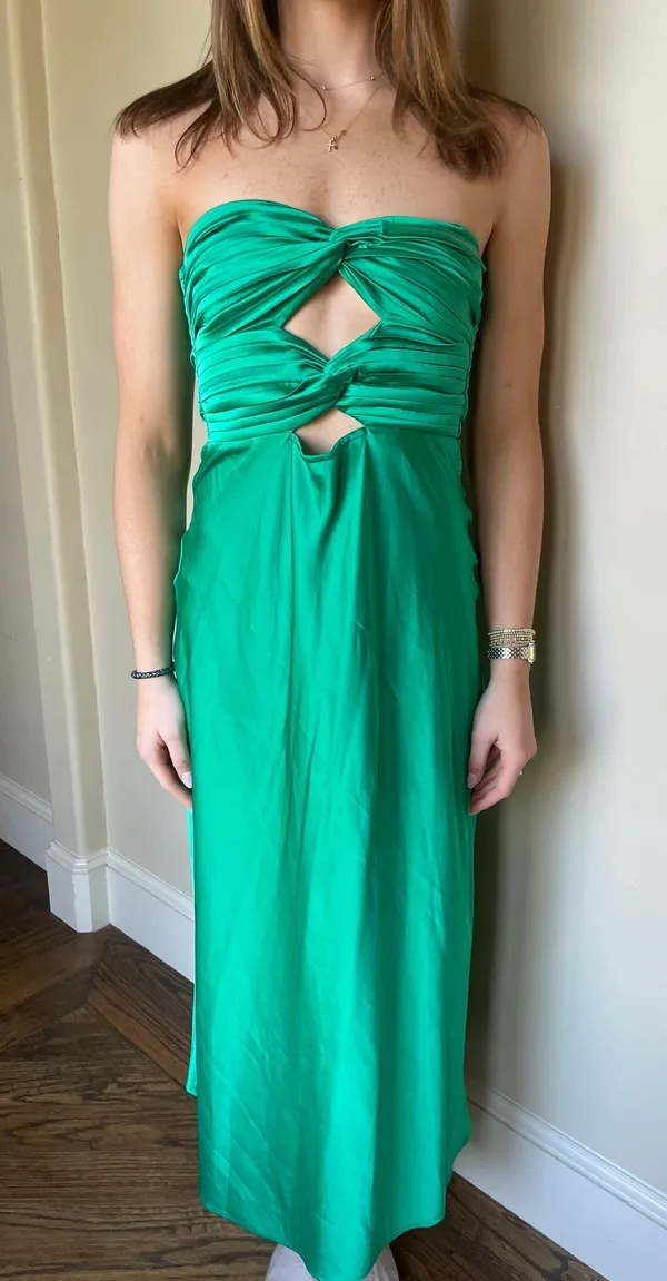 Green RNWY dress Size L - Image 2