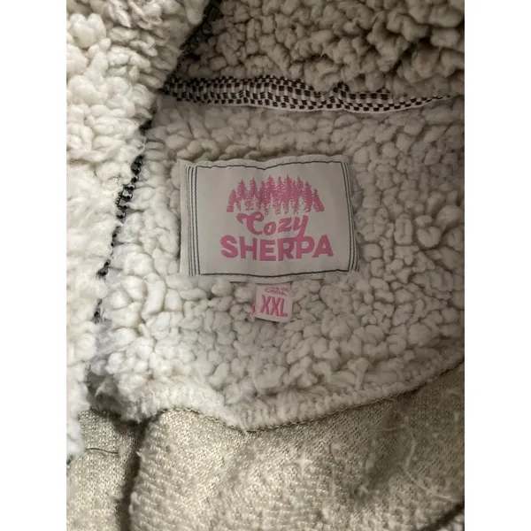 Cozy Sherpa 1/4 Zip Pullover Size XXL - Image 3