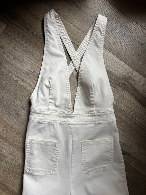 Sincerely Jules Wide Leg Deep Plunge Jumpsuit - Image 3
