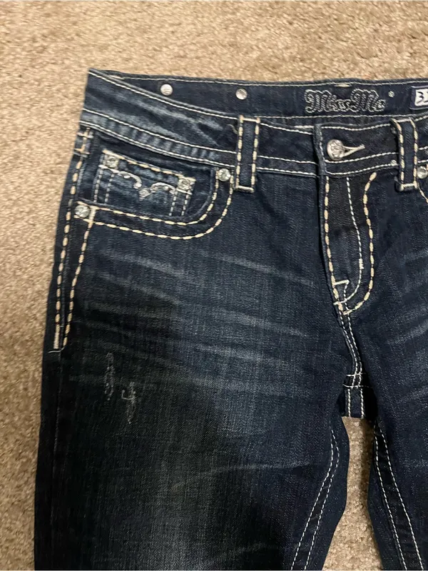 Miss Me jeans Y2k low rise boot cut NWT RARE size 31 - Image 6