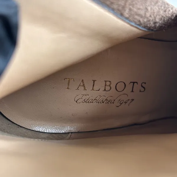 Talbots Brown Leather Platform Ankle Booties Heels Size 7.5 B Made in Brazil - Image 11