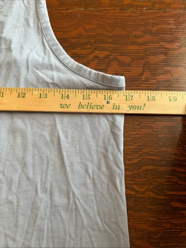 Beyond Yoga Barre 3 Light Blue A-Line Tank Top light blue size small - Image 5