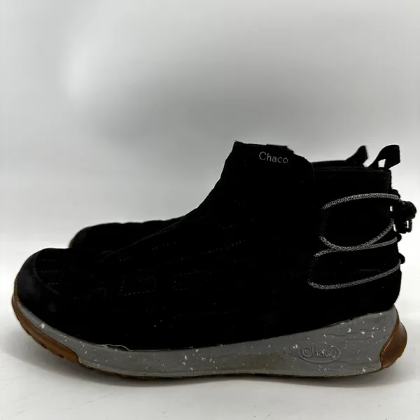 Chaco Borealis Ridge Boots Winter Quilted Fleece Water-Resistant Black 8 - Image 4
