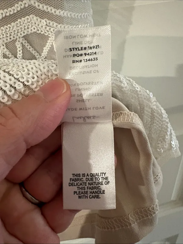 Lulu’s White Sequined Mini Dress - Image 4