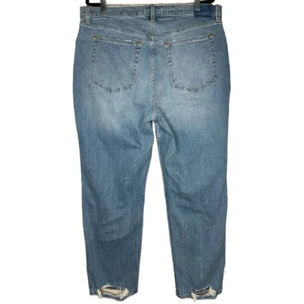 Abercrombie & Fitch Ankle Straight Ultra High Rise Jeans Size 34 / 18 L - Image 6