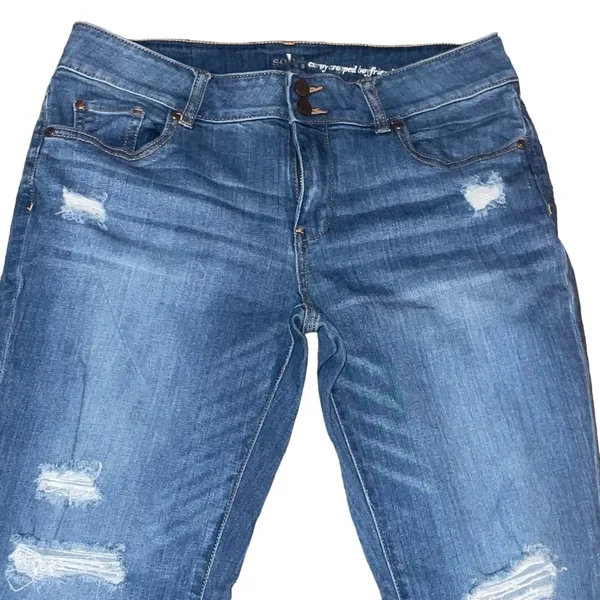 Soho distressed Curvy Cropped Boyfriend jeans - Image 2