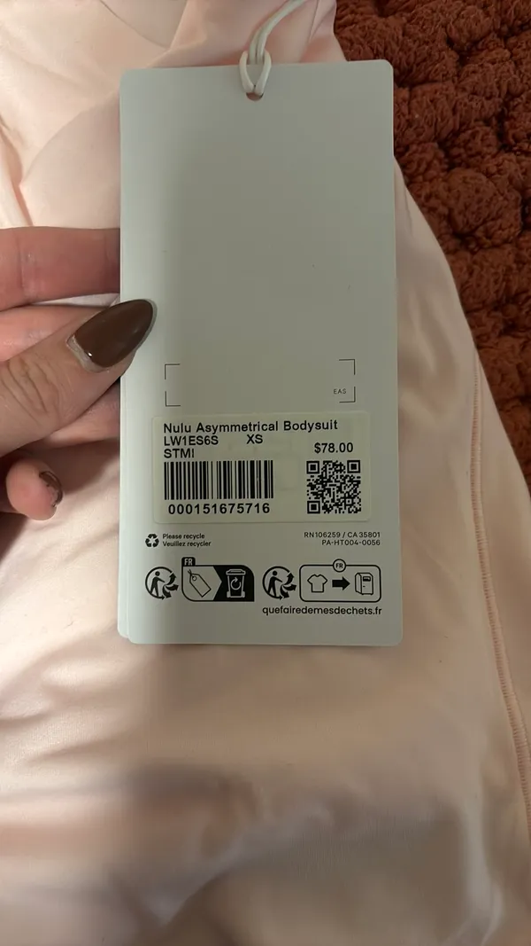 Lululemon Wundermost Asymmetrical Bodysuit - Image 4