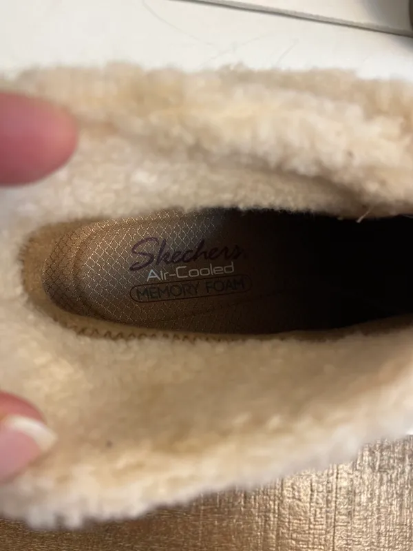 Skechers wedge fur lined boots, Sz 10. NWOT - Image 5
