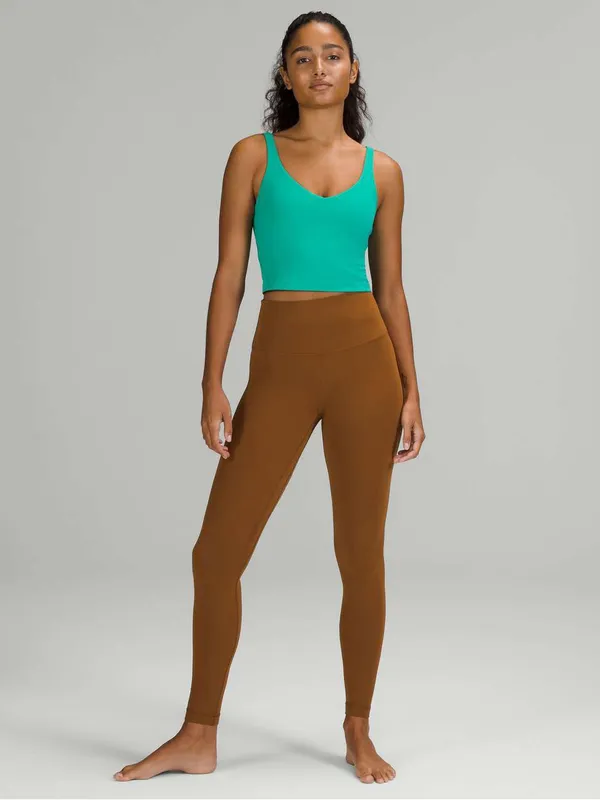Lululemon • Align Tank Top crop Maldives Green nulu built in bra athletic yoga - Image 4