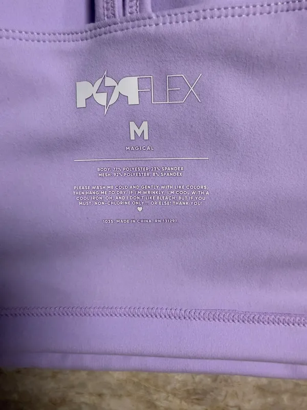 Pop flex sports bra Purple Size M - Image 3