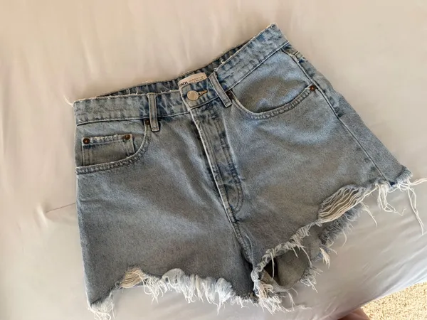 ZARA Jean Shorts High-Waisted - Image 2