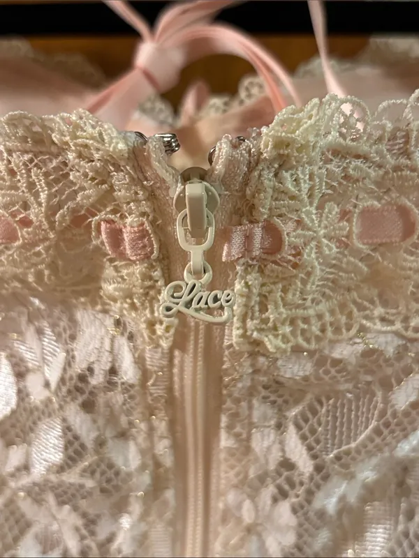 Glass Candy Corset Dress Pink Size L - Image 6