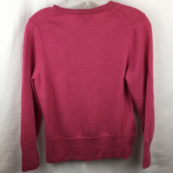 Victor Alfaro 100% Wool Pink Vintage Long Sleeve Sweater L - Image 5