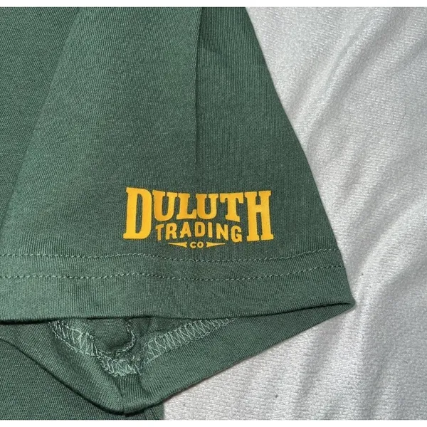 New Duluth Trading Women's Packers Longtail T-Shirt Green Bay NFL Small - Image 2