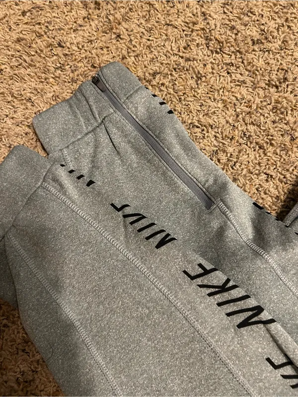 Nike Gray Women’s Logo Joggers with Black Branding - Image 3