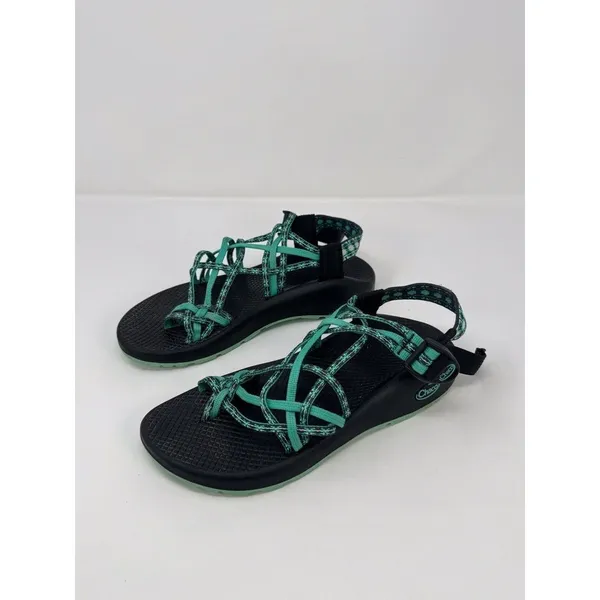Chaco ZX/3 Womens Sandals Green Dual Adjustable Stap Classic Sport Outdoor US 8 - Image 3
