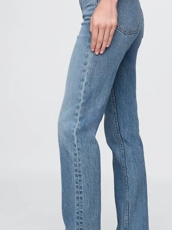 GAP Light Blue Straight Leg Jeans - Image 2