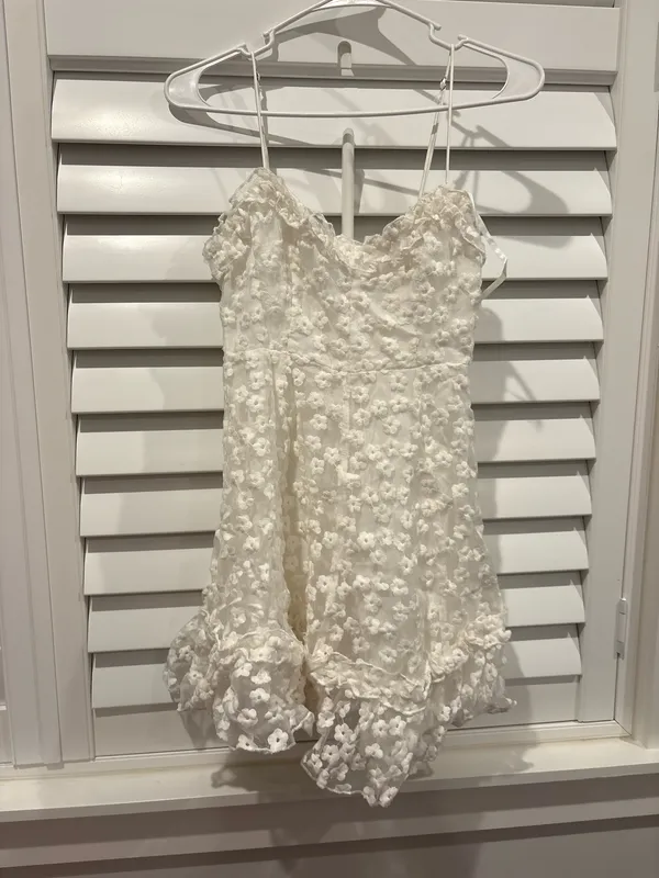 Selfie Leslie Dress White Mini Dress - Image 2