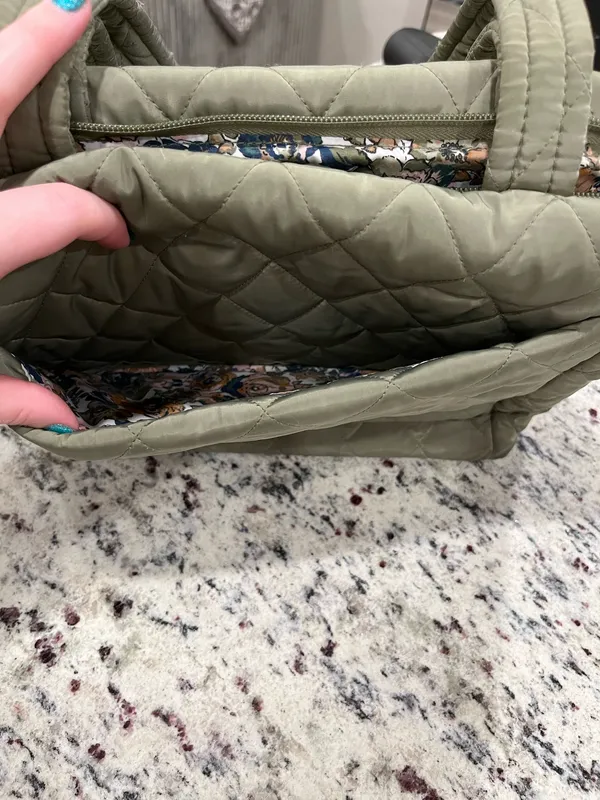 vera bradley quilted tote bag - Image 8