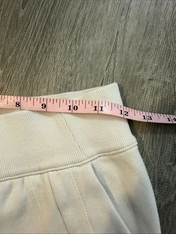 Lululemon 4 Braided Detail High Rise Jogger Casual Cream‎ White Opal Sweatpants - Image 9