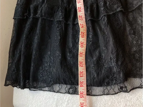 Cider dress women goth lace mini dress, black - Image 12