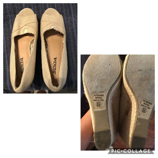 Soda high heels wedge size 7.5 - 8.5 - Image 3