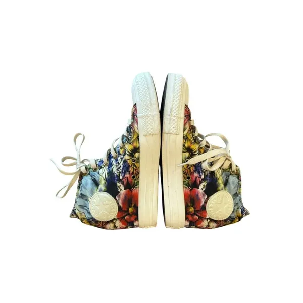 Converse Chuck Taylor All Star Lux Hi Floral Hidden Heel Wedge Womens Size 7 - Image 5