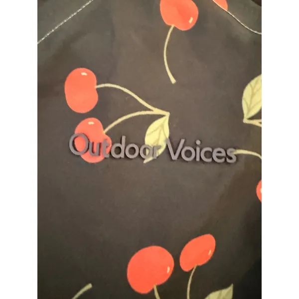 NWT Outdoor Voices Exercise Dress Very Cherry Navy Built In Shorts Medium UPF 50 - Image 11